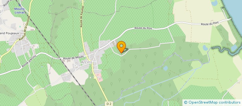 localisation de l'entreprise SCEA DU DOMAINE DE LA SANSOTIERE  ARCINS