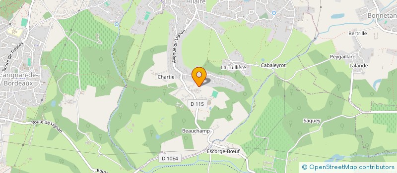 localisation de l'entreprise SCEA DU DOMAINE DE LA TOUR  FARGUES-SAINT-HILAIRE