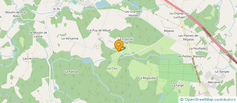 localisation de l'entreprise SCEA DU DOMAINE DE LA VEYSSIERE à SAINT-JEAN-LIGOURE