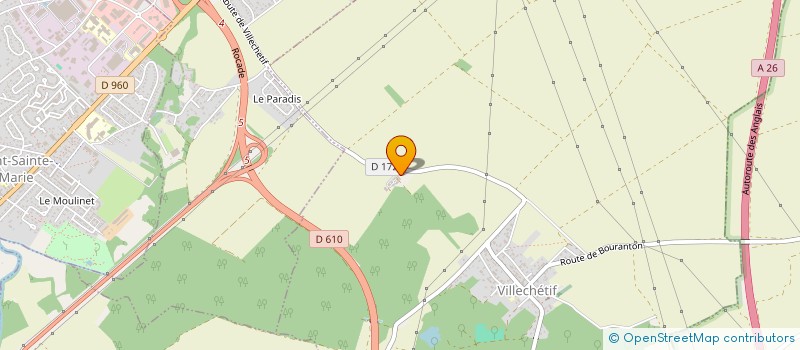 localisation de l'entreprise SCEA DU DOMAINE DE PANAIS  THENNELIERES