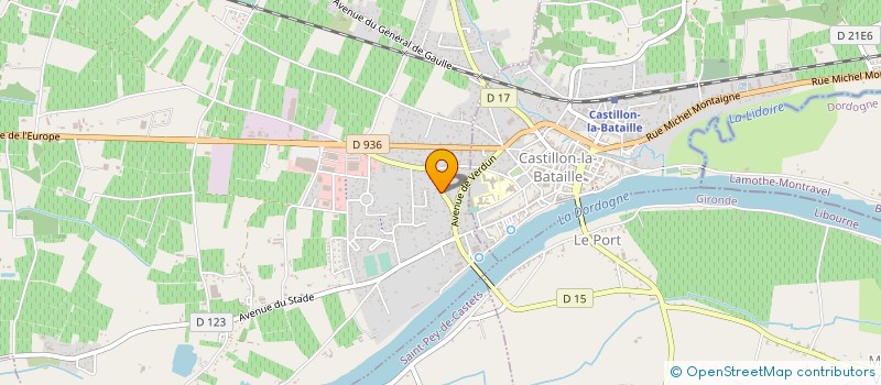 localisation de l'entreprise SCEA DU DOMAINE DE PERICAUD à SAINT-MAGNE-DE-CASTILLON