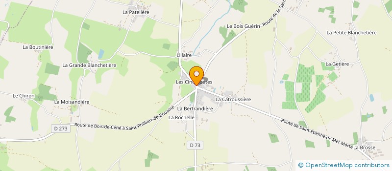 localisation de l'entreprise SCEA DU DOMAINE DES CINQ ROUTES  PAULX