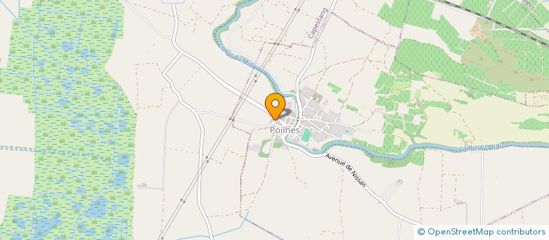 localisation de l'entreprise SCEA DU DOMAINE DES COMBES  POILHES