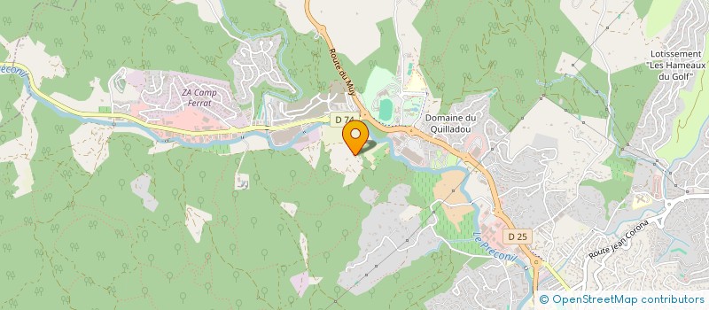 localisation de l'entreprise SCEA DU DOMAINE DES VIRGILES à SAINTE-MAXIME