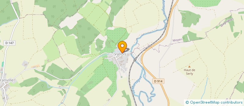 localisation de l'entreprise SCEA DU DOMAINE DU CHARDON  VALLOIS