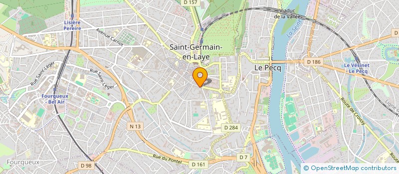 localisation de l'entreprise SCEA DU DOMAINE DU POUCET  SAINT-GERMAIN-EN-LAYE