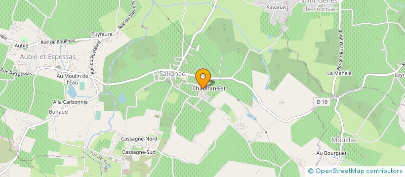 localisation de l'entreprise SCEA DU DOMAINE DU ROUYET  LA LANDE-DE-FRONSAC