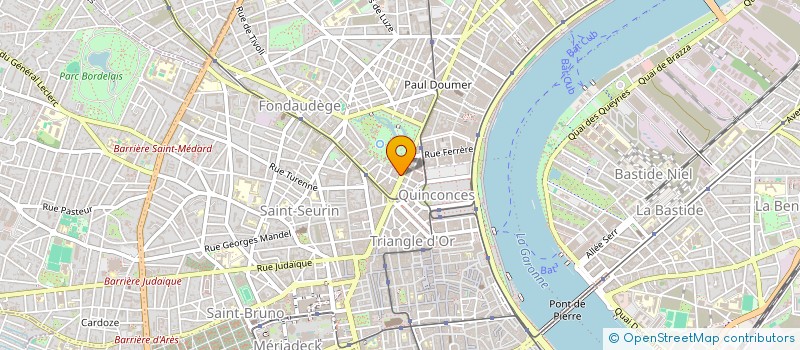 localisation de l'entreprise SCEA DU DOMAINE DU SENDAT à BORDEAUX