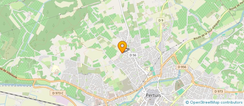 localisation de l'entreprise SCEA DU DOMAINE ESUS  BEAUMONT-DE-PERTUIS