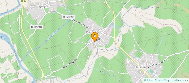 localisation de l'entreprise SCEA DU DOMAINE LUCAS DE BAR  CAMPAGNAN