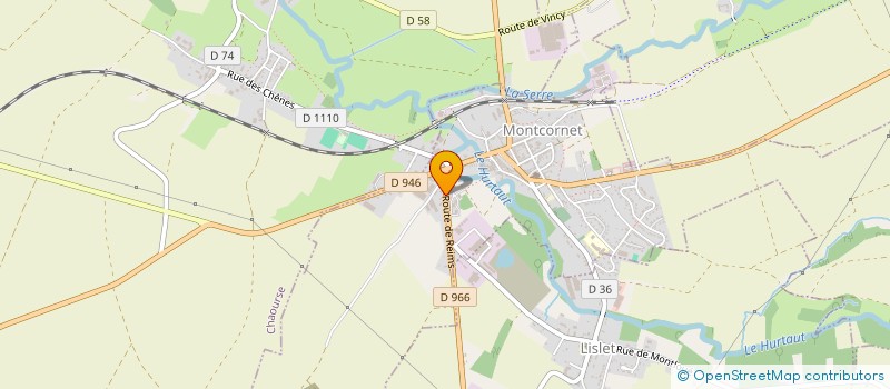 localisation de l'entreprise SCEA DU FOND D'ANGAIN à MONTCORNET