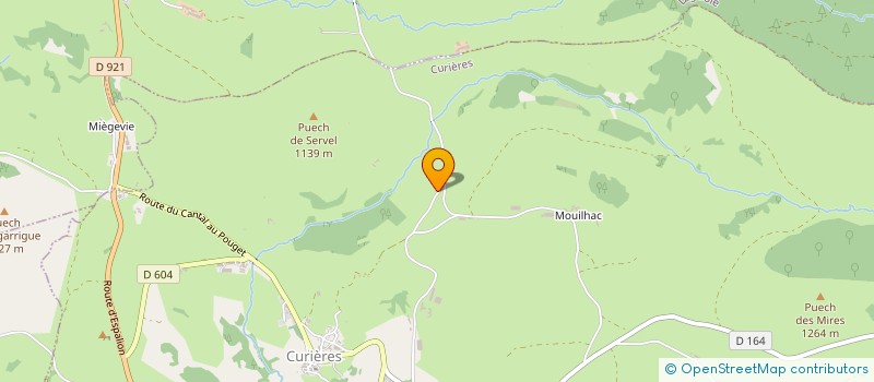 localisation de l'entreprise SCEA DU FOUREL  ARGENCES EN AUBRAC