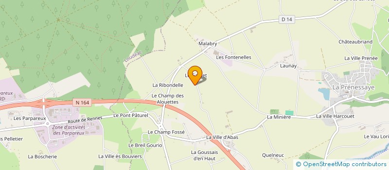 localisation de l'entreprise SCEA DU GASSET à LA PRENESSAYE