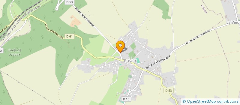 localisation de l'entreprise SCEA DU GOUBERT  PREAUX