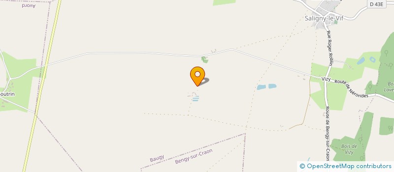 localisation de l'entreprise SCEA DU GOUR  BAUGY