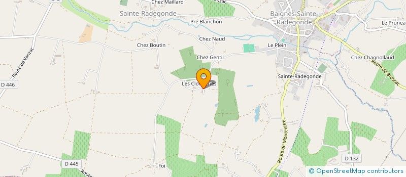 localisation de l'entreprise SCEA DU GRAND BOIS à REIGNAC