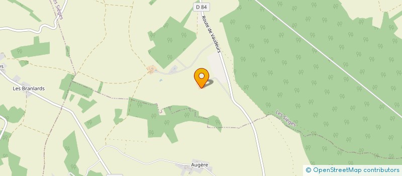 localisation de l'entreprise SCEA DU GRAND CHAMP DU CHARME  LES SIEGES