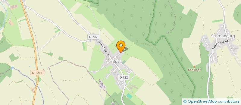 localisation de l'entreprise SCEA DU GRAND CHENE  BUST