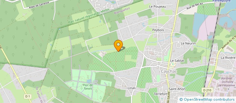 localisation de l'entreprise SCEA DU GRAND CLAPEAU à BLANQUEFORT
