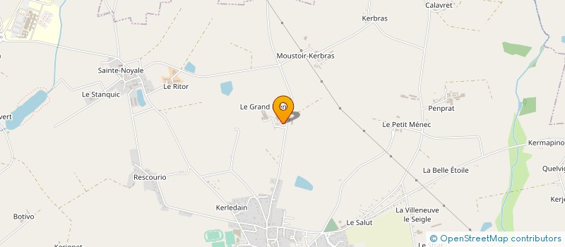 localisation de l'entreprise SCEA DU GRAND MENEC  NOYAL-PONTIVY