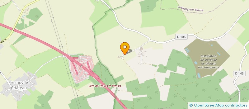 localisation de l'entreprise SCEA DU GRAND PERE ANDRE  MONTREUIL-SUR-BARSE