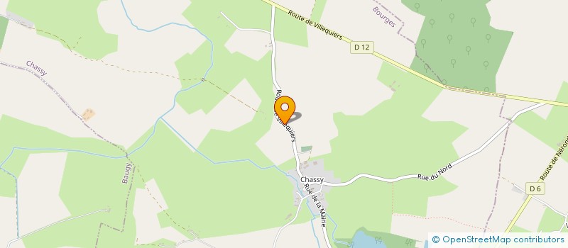 localisation de l'entreprise SCEA DU GRAND POULIGNY  BAUGY