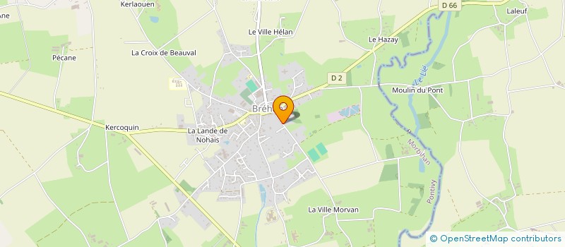 localisation de l'entreprise SCEA DU GUE DE L'ISLE à BREHAN