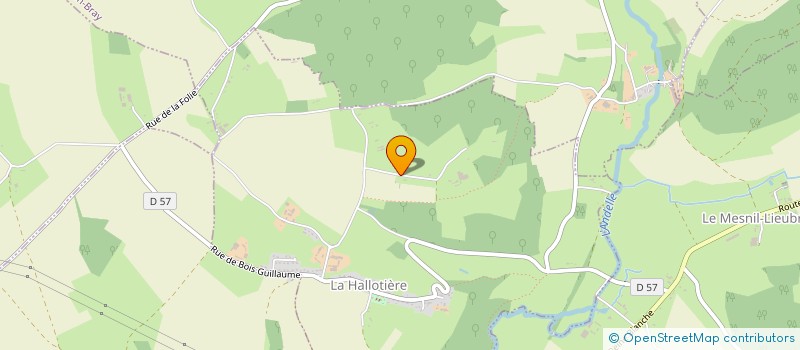 localisation de l'entreprise SCEA DU HALLOT  LA HALLOTIERE