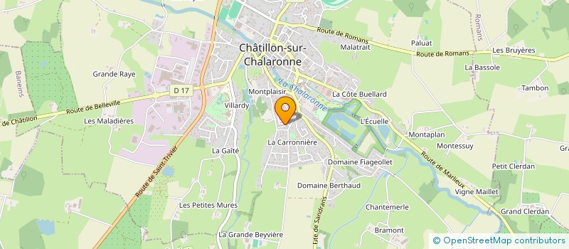 localisation de l'entreprise SCEA DU HARAS DES JOANINS à ROMANS