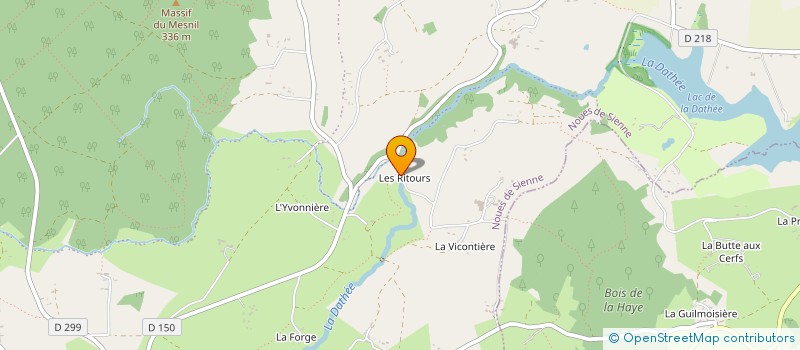 localisation de l'entreprise SCEA DU HAUT PLATEAU à NOUES DE SIENNE