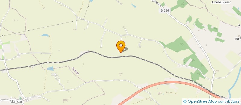 localisation de l'entreprise SCEA DU HERROU  AUBIET