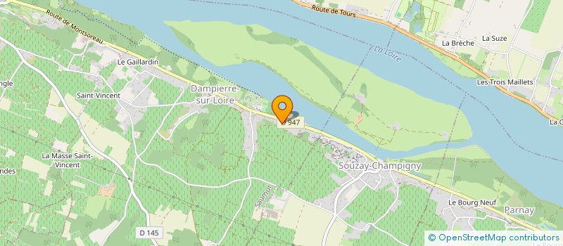 localisation de l'entreprise SCEA DU HUREAU  SAUMUR