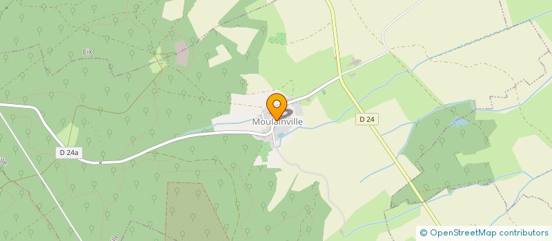 localisation de l'entreprise SCEA DU JARDIN FRANC  MOULAINVILLE