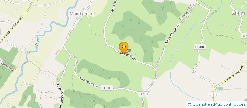localisation de l'entreprise SCEA DU JUGE  MONTBERNARD
