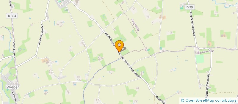 localisation de l'entreprise SCEA DU KLUYTHOUCK  WEST-CAPPEL