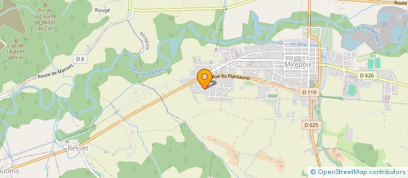 localisation de l'entreprise SCEA DU KOMONDOR à SAINT-FELIX-DE-TOURNEGAT