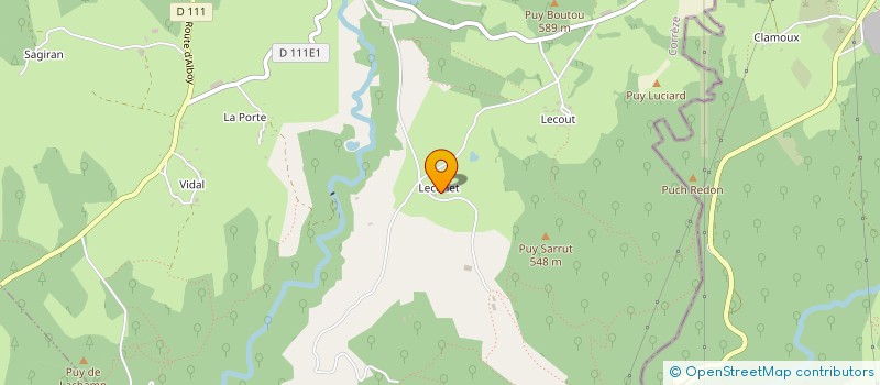 localisation de l'entreprise SCEA DU LECONET  SAINT-JULIEN-AUX-BOIS