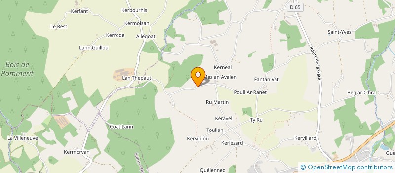 localisation de l'entreprise SCEA DU LESLEC'H à LE MERZER