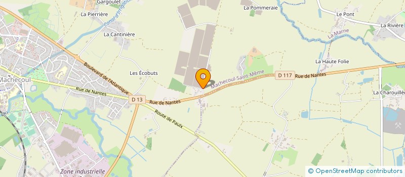 localisation de l'entreprise SCEA DU LOCHAIS  MACHECOUL-SAINT-MEME