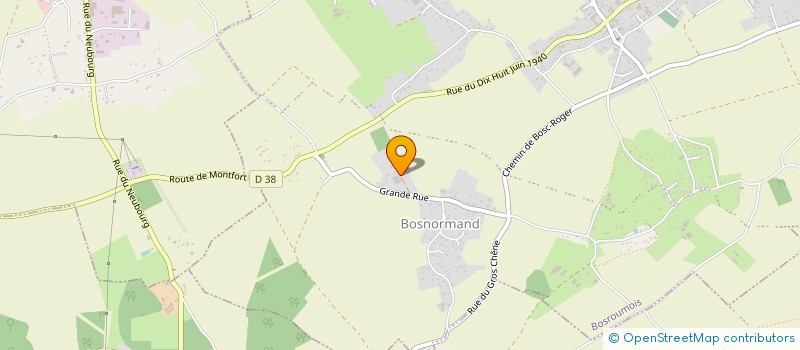 localisation de l'entreprise SCEA DU LOGIS à BOSROUMOIS