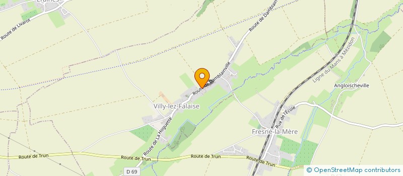 localisation de l'entreprise SCEA DU LOGIS  VILLY-LEZ-FALAISE