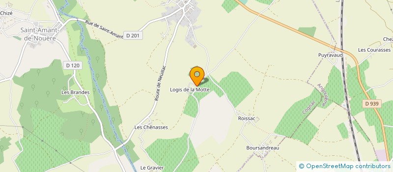 localisation de l'entreprise SCEA DU LOGIS DE LA MOTTE à SAINT-GENIS-D'HIERSAC