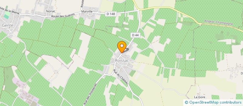 localisation de l'entreprise SCEA DU LOGIS DE LA VOUTE à ANGEAC-CHAMPAGNE