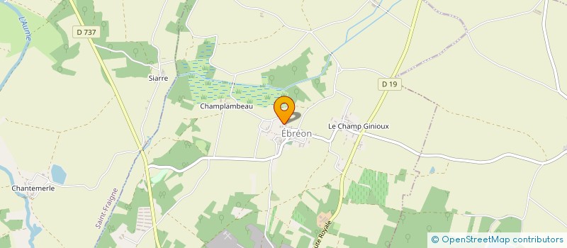 localisation de l'entreprise SCEA DU LOGIS DES RENARDIERES à EBREON