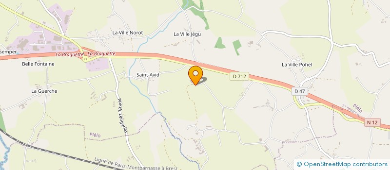 localisation de l'entreprise SCEA DU LONG REAGE à PLELO