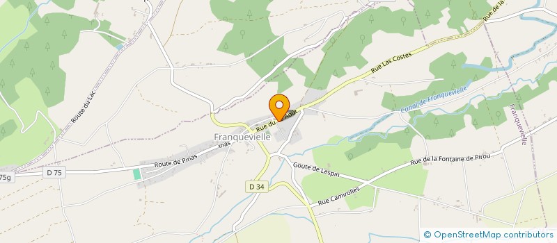 localisation de l'entreprise SCEA DU LOUGEAOU à FRANQUEVIELLE