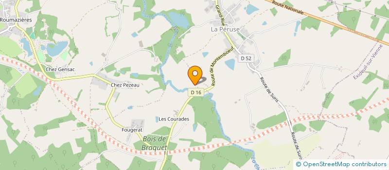 localisation de l'entreprise SCEA DU MACHENET à TERRES-DE-HAUTE-CHARENTE