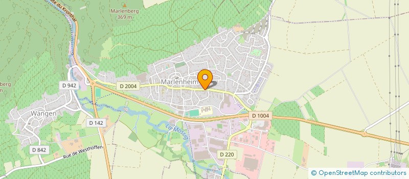 localisation de l'entreprise SCEA DU MARLENBERG-EBERLE  MARLENHEIM