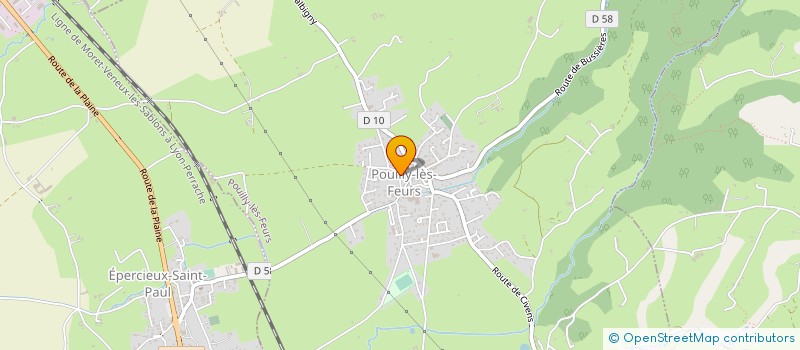 localisation de l'entreprise SCEA DU MARQUAND  POUILLY-LES-FEURS