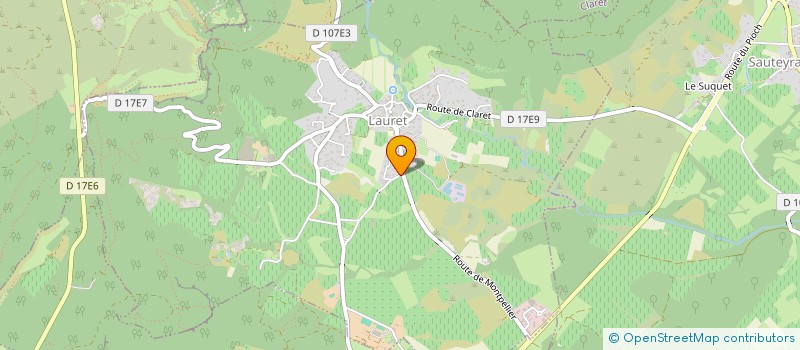 localisation de l'entreprise SCEA DU MAS BRUGUIERE à VALFLAUNES